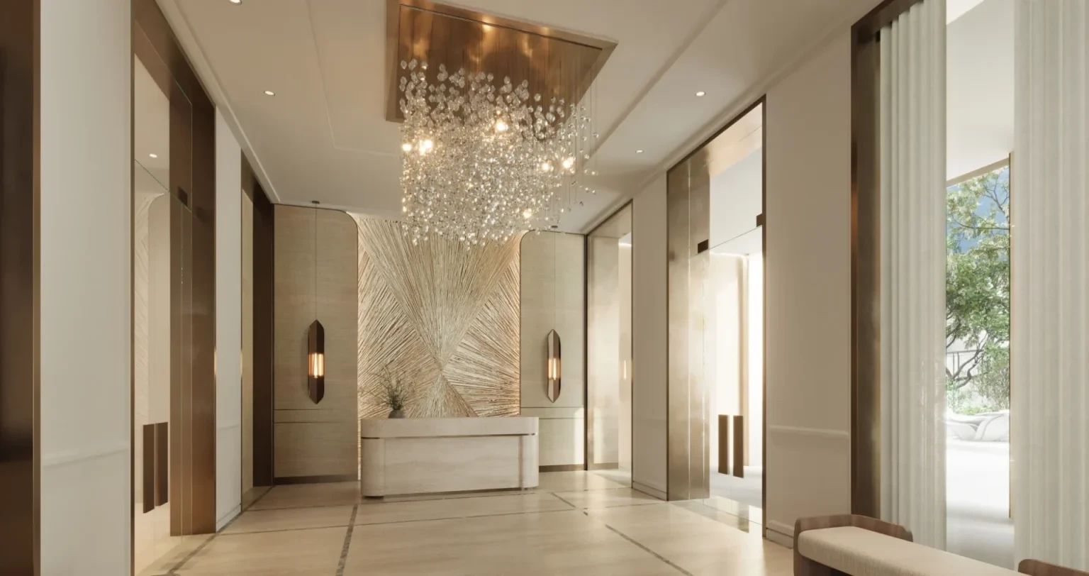 Planned lobby at InterContinental Residences Bangkok Asoke