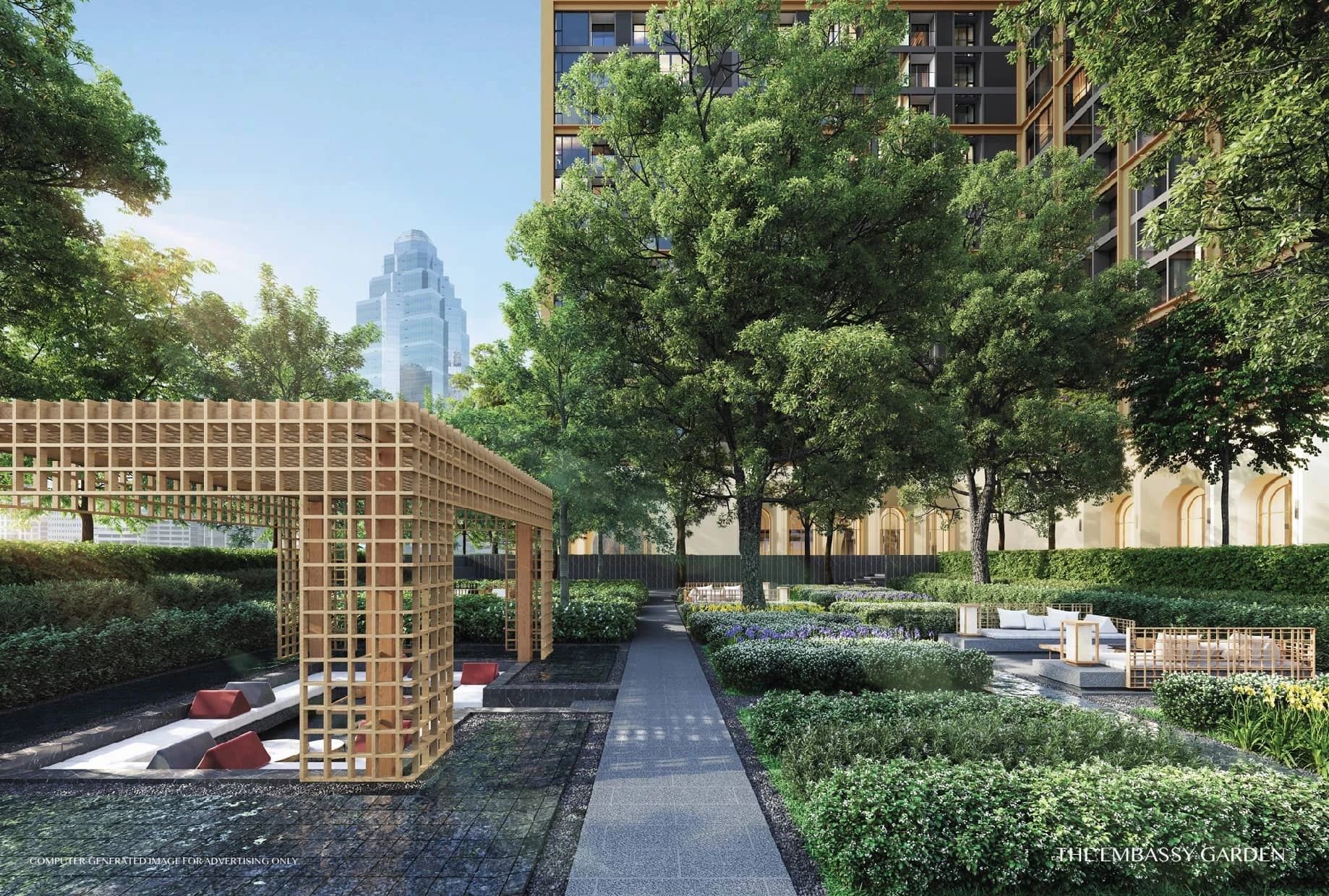 The Embassy Garden, CGI