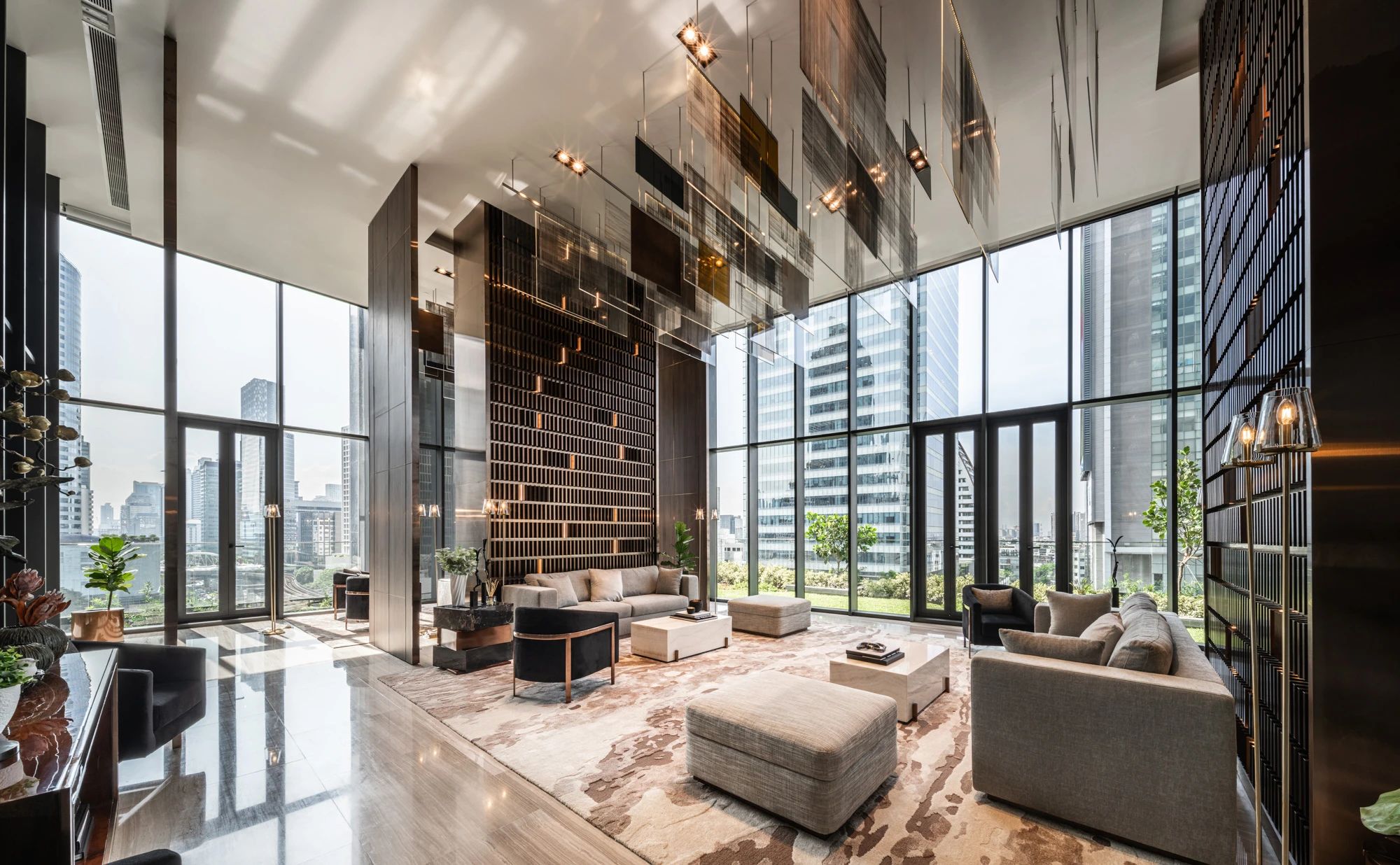 Shared interior space at ANIL Sathorn 12 Bangkok