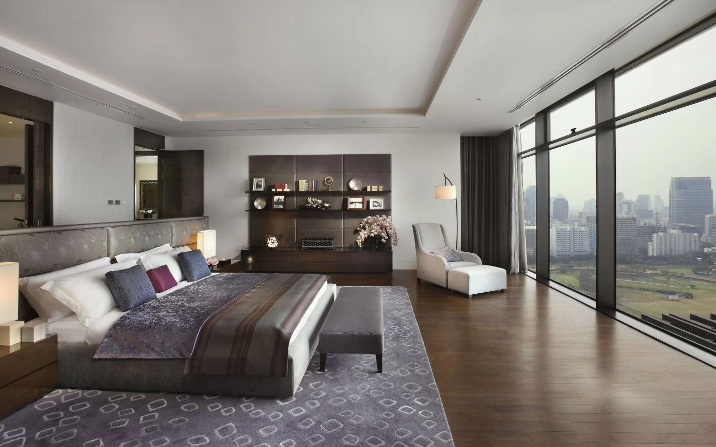 Principal bedroom in a three-bedroom St. Regis Bangkok residence