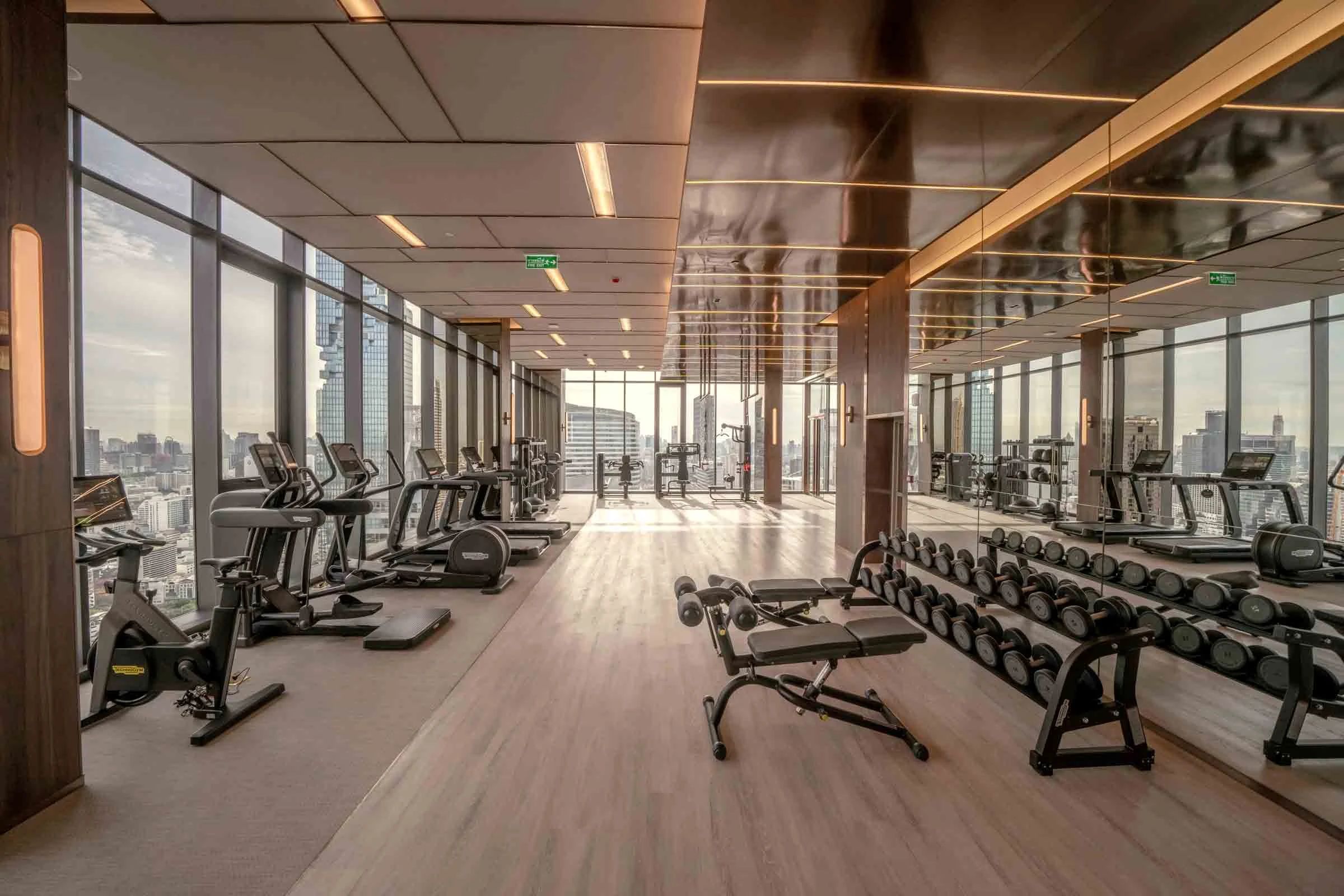 Fitness space at ANIL Sathorn 12 Bangkok