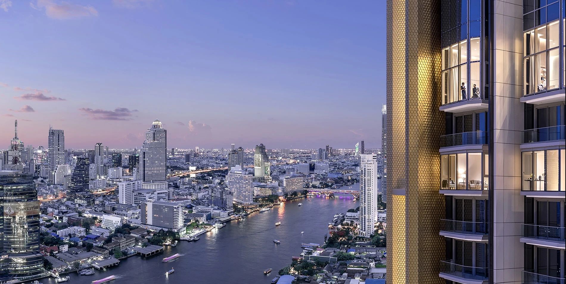 Exterior of The Residences at Mandarin Oriental Bangkok