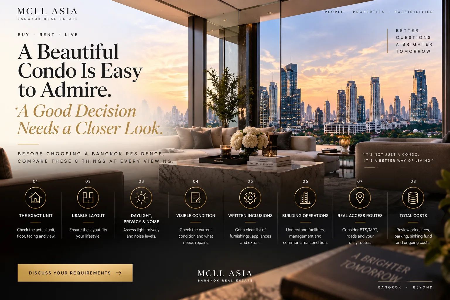 Bangkok Condo Viewing Checklist: What Buyers Should Check